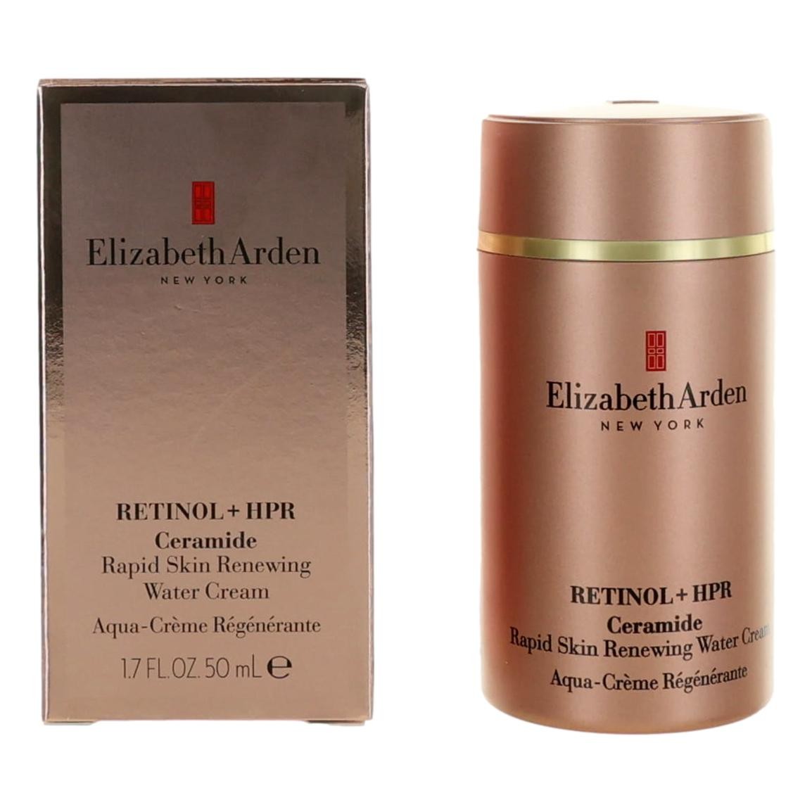 Retinol + HPR Ceramide by Elizabeth Arden, 1.7 oz Rapid skin Renewing Water Cream for Women