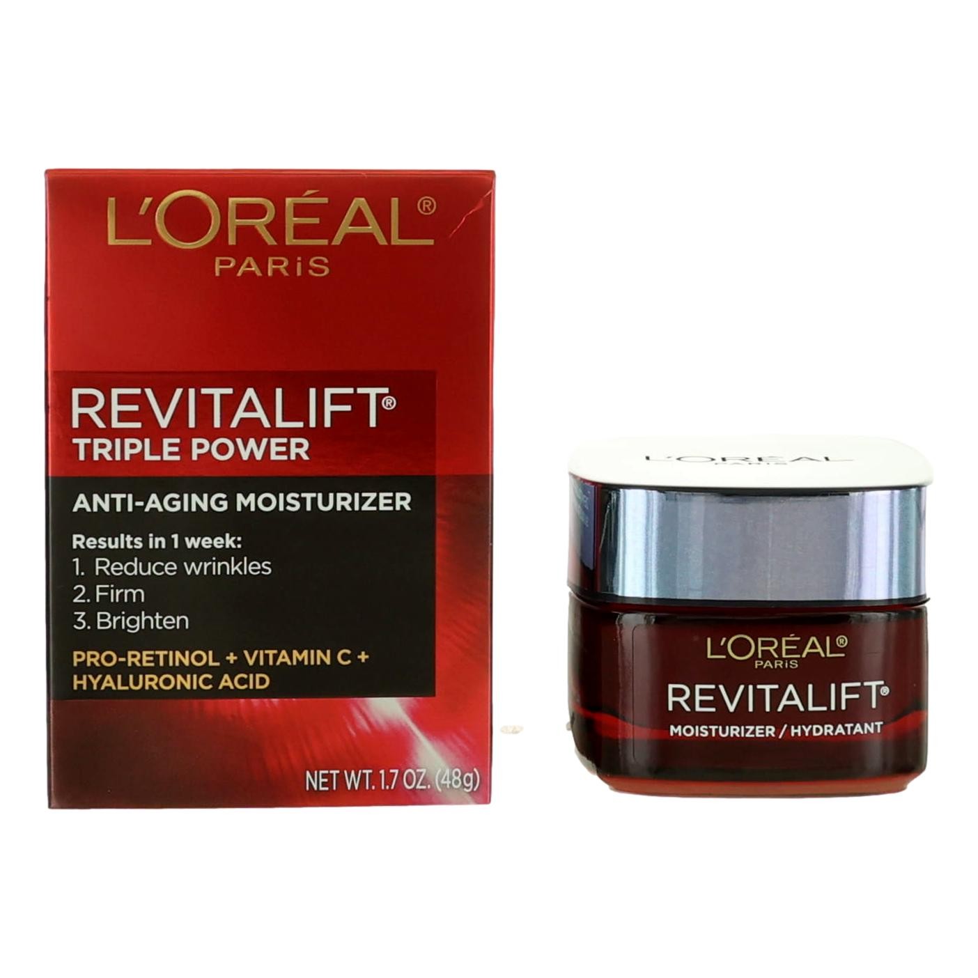 L'Oreal Revitalift Triple Power by L'Oreal, 1.7 oz Anti-Aging Moisturizer