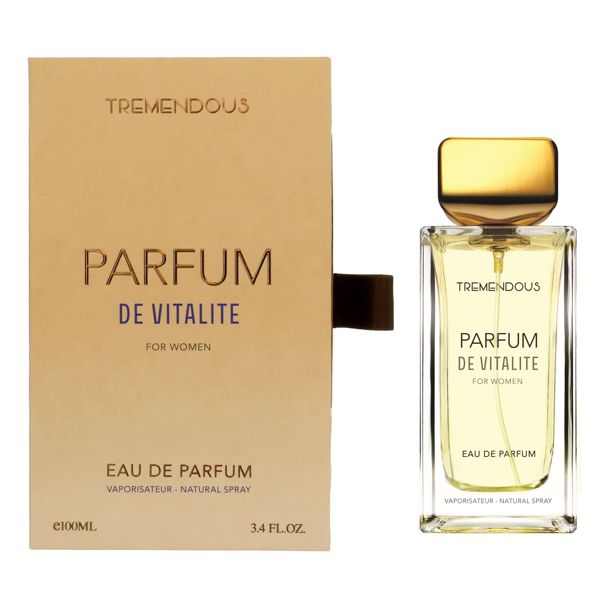 Parfum De Vitalite by Tremendous Parfums, 3.4 oz Eau de Parfum Spray for Women