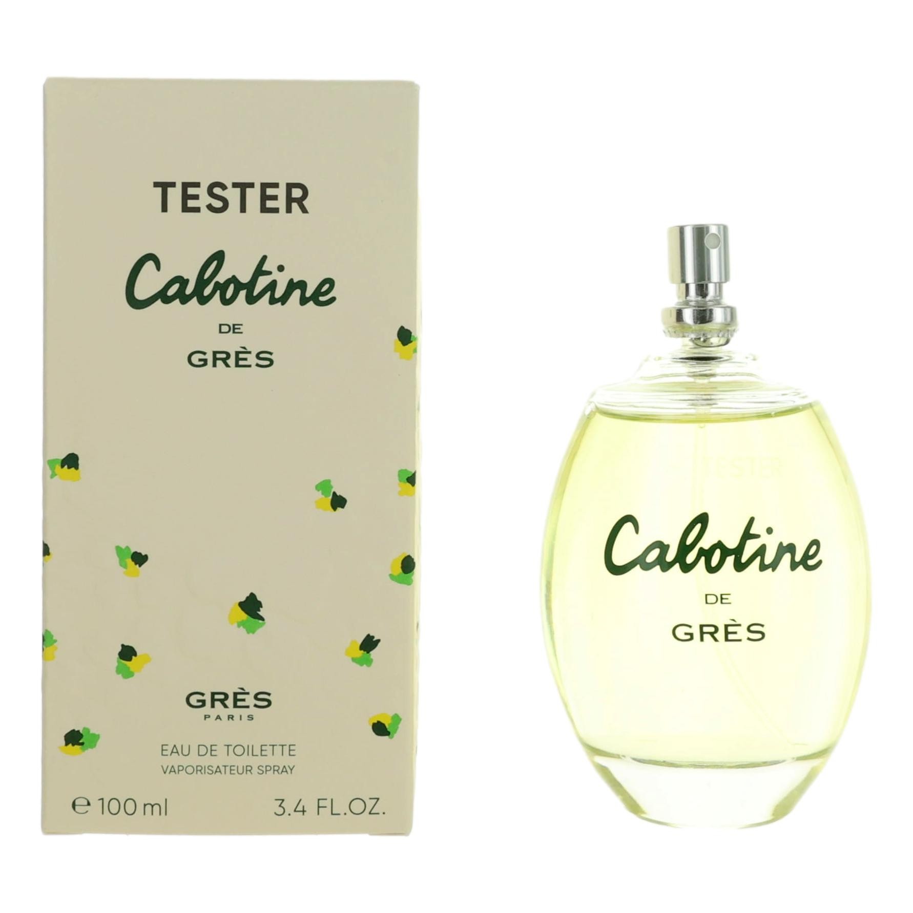 Cabotine by Parfums Gres, 3.4 oz Eau De Toilette Spray for Women Tester