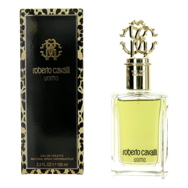 Roberto Cavalli Uomo by Roberto Cavalli, 3.3 oz Eau De Toilette Spray for Men