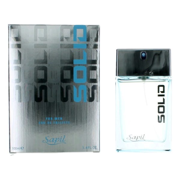 Solid by Sapil, 3.4 oz Eau De Toilette Spray for Men