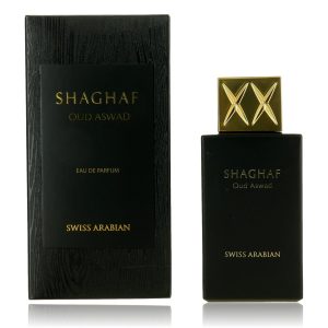 Shaghaf Oud Aswad by Swiss Arabian, 2.5 oz Eau de Parfum Spray for Unisex