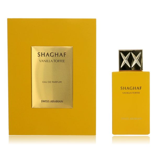 Shaghaf Vanilla Toffee by Swiss Arabian, 2.5 oz Eau de Parfum Spray for Unisex