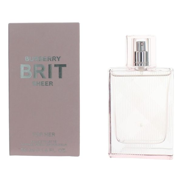 Brit Sheer by Burberry, 1.6 oz Eau De Toilette Spray for Women