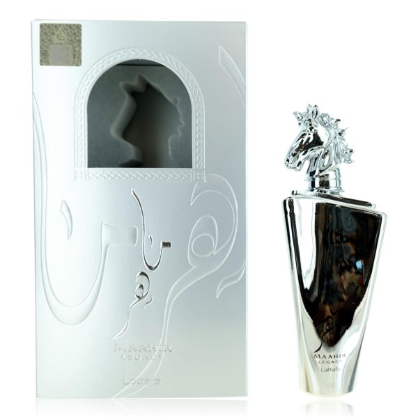 Maahir Legacy by Lattafa, 3.4 oz Eau de Parfum Spray for Unisex