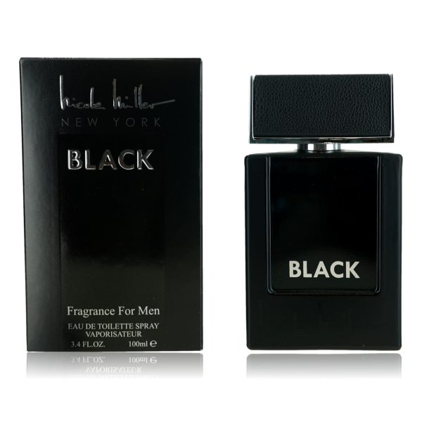 Nicole Miller Black by Nicole Miller, 3.4 oz Eau de Toilette Spray for Men