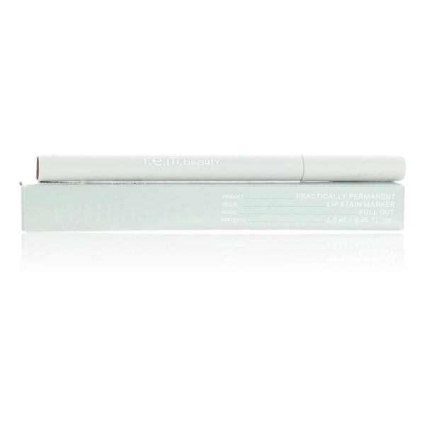 Pracically Permanent Lip Stain Marker by r.e.m. beauty, 0.05 oz - Full Out