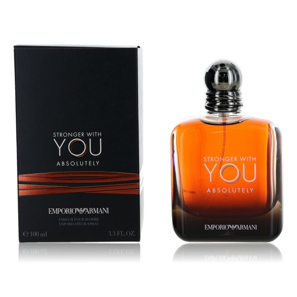 Stronger With You Absolutely by Emporio Armani, 3.4 oz Eau De Parfum Spray for Men