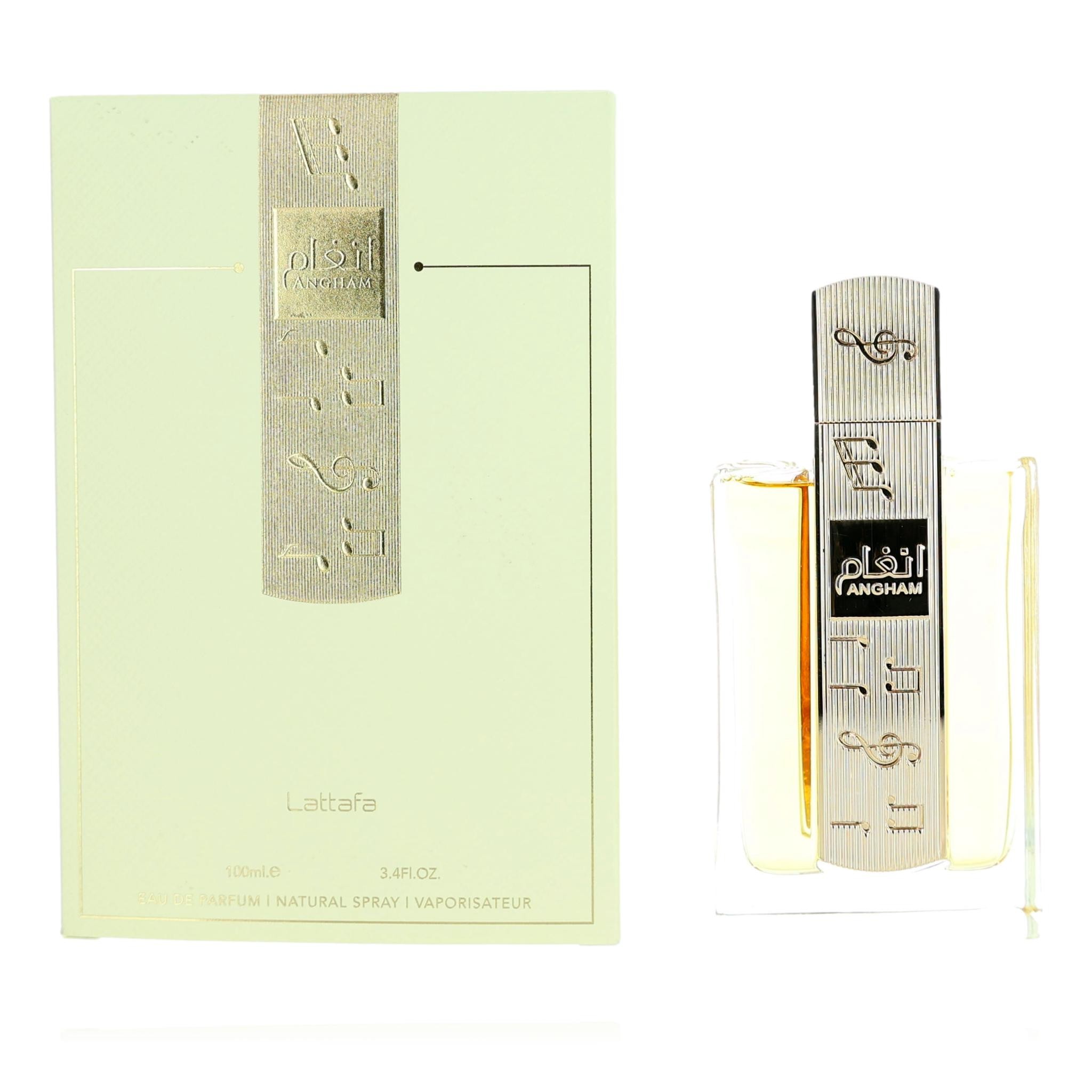 Angham by Lattafa, 3.4 oz Eau De Parfum Spray for Unisex