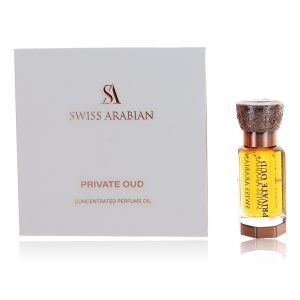 Private Oud by Swiss Arabian, 0.4 oz Concentrated Perfume Oil for Unisex