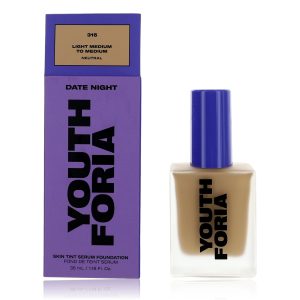 Date Night by Youthforia, 1.18 oz Skin Tint Serum Foundation - 315 Light Medium to Medium