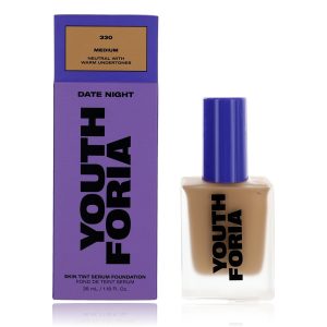 Date Night by Youthforia, 1.18 oz Skin Tint Serum Foundation - 330 Medium