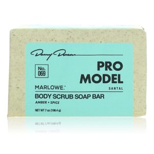 Danny Duncan No. 069 Pro Model by MARLOWE., 7 oz Body Scub Soap Bar for Men - Santal