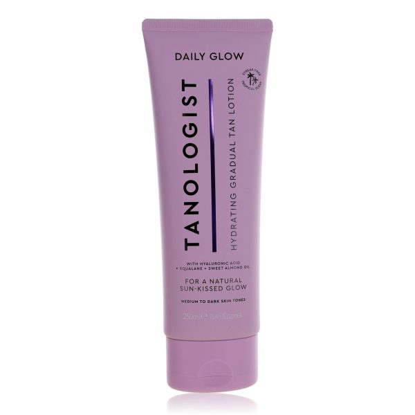 Tanologist Daily Glow by Tanologist, 8.45 oz Hydrating Gradual Tan Lotion - Medium to Dark Skin Tones