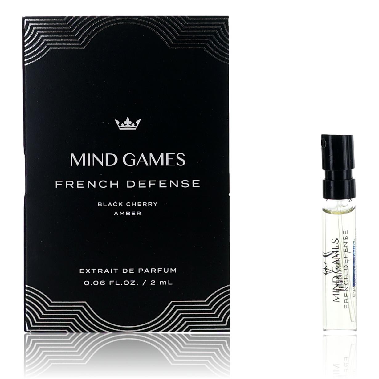 French Defense by Mind Games, 0.06 oz Extrait de Parfum for Unisex Sample
