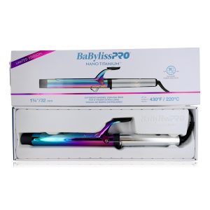 Nano Titanium Extended Barrel Curling Iron by BaBylissPRO, 1 1/4 "