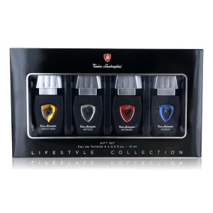 Lamborghini Lifestyle Collection by Lamborghini, 4 Piece Mini Gift Set for Men