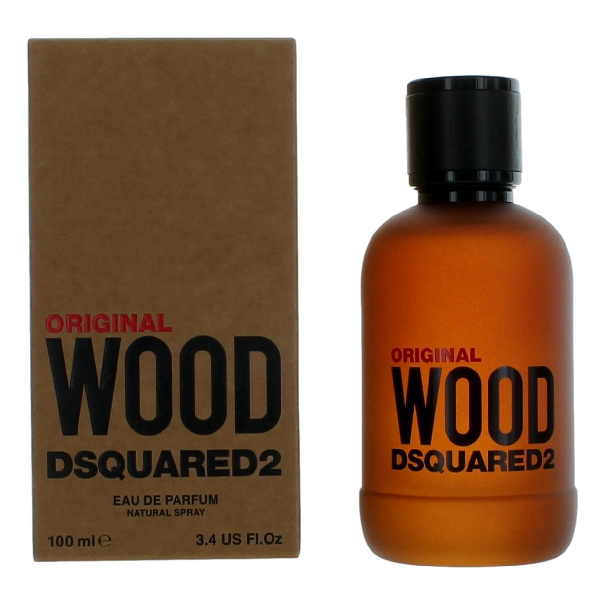 Original Wood by Dsquared2, 3.4 oz Eau De Parfum Spray for Men