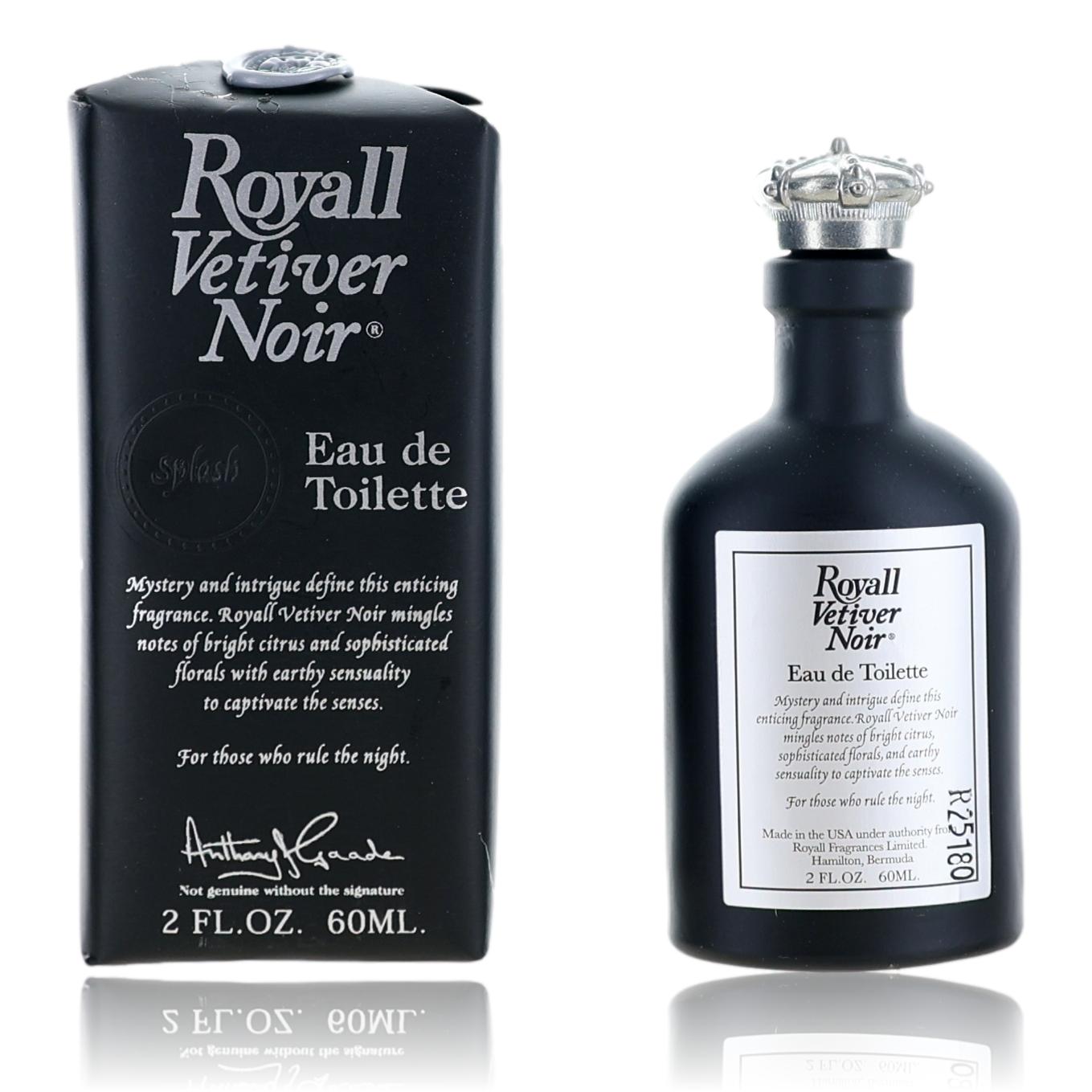 Royall Vetiver Noir by Royall Fragrance, 2 oz Eau De Toilette Splash for Men
