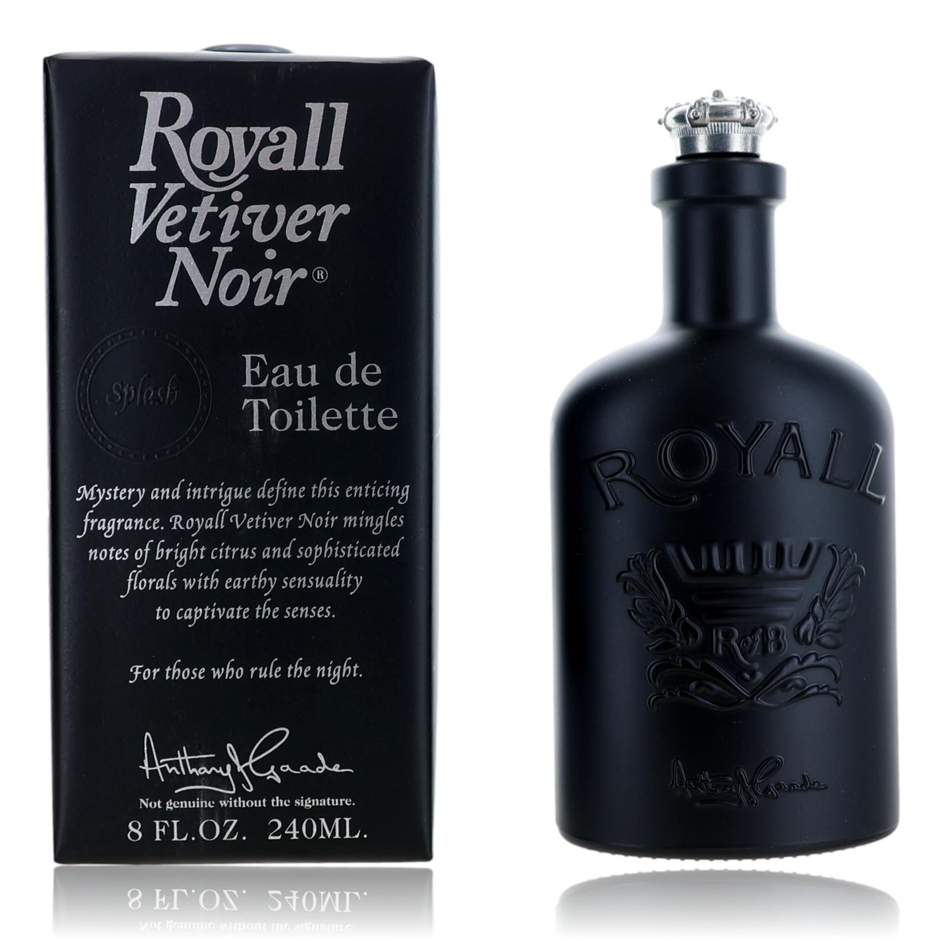 Royall Vetiver Noir by Royall Fragrance, 8 oz Eau De Toilette Splash for Men