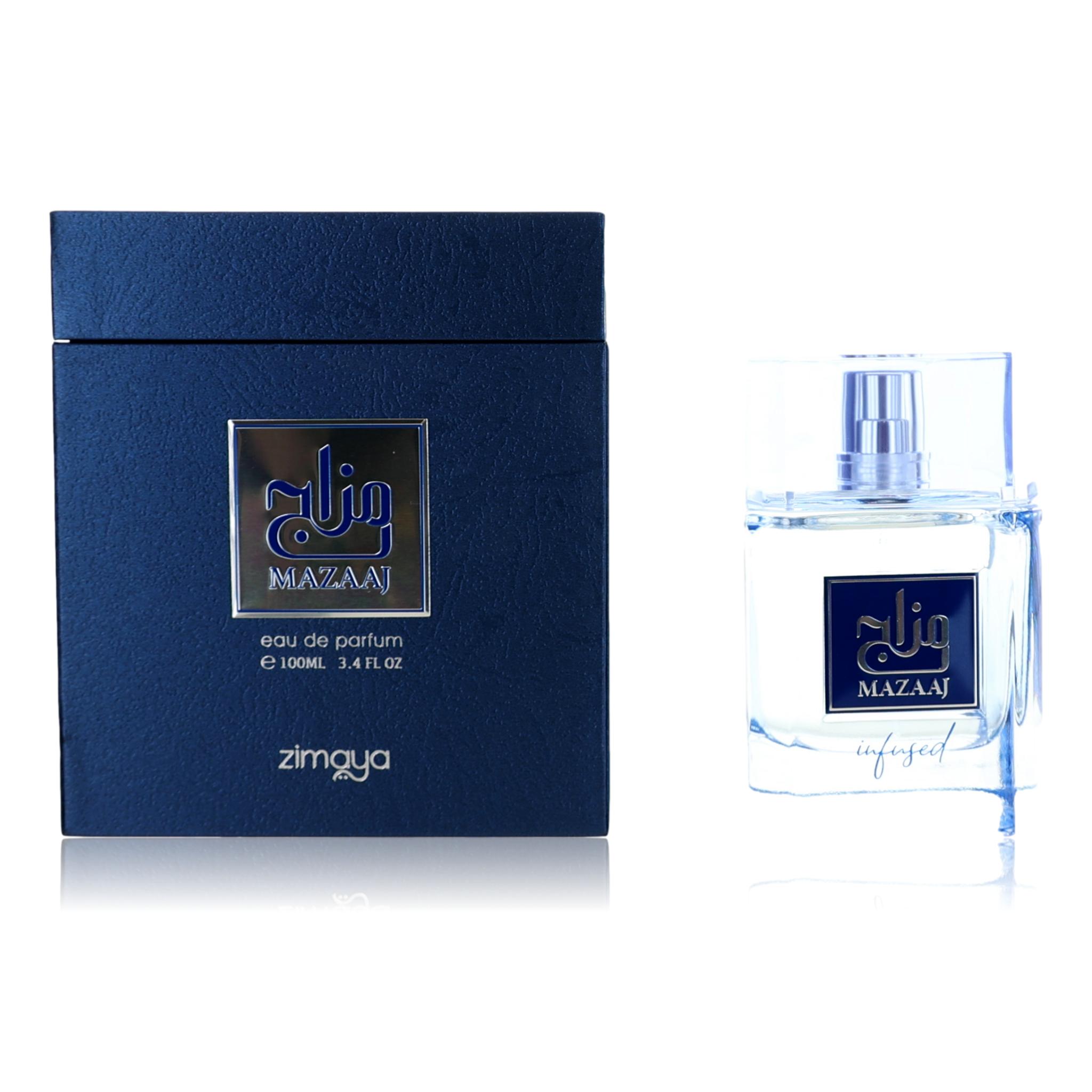 Mazaaj Infused by Zimaya, 3.4 oz Eau de Parfum Spray for Men