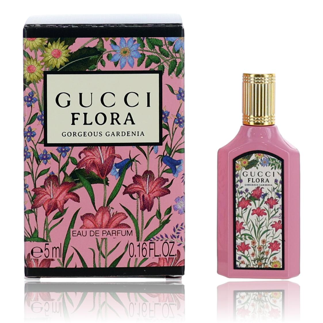 Flora Gorgeous Gardenia by Gucci, 0.16 oz Eau de Parfum mini Splash for Women