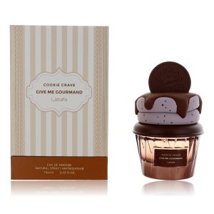 Cookie Crave Give Me Gourmand by Lattafa, 2.53 oz Eau de Parfum Spray for Women