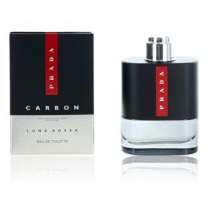 Prada Luna Rossa Carbon by Prada, 0.3 oz Eau de Toilette Splash for Men